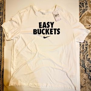 Nike Dri-Fit White Graphic T-shirt Size XXL